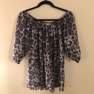 Cheetah quarter sleeves